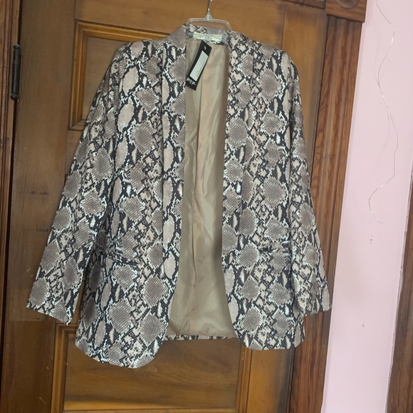 NWT Nasty Gal snake blazer - Picture 1 of 6